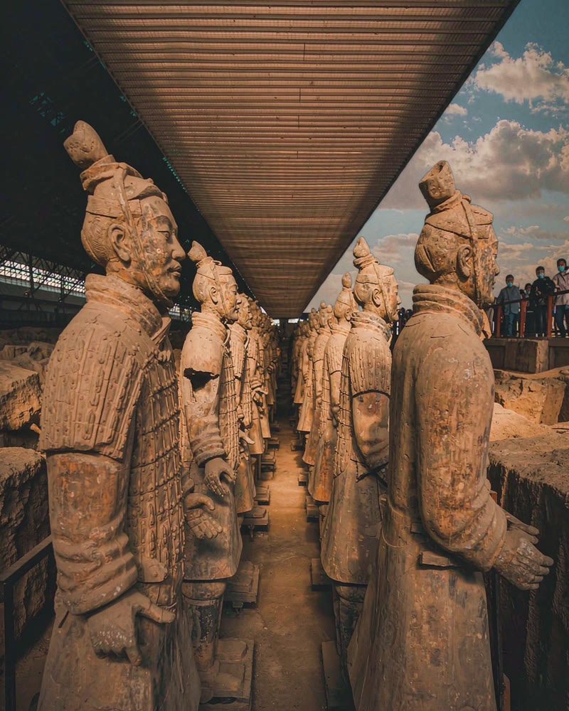 Xi'an, China — Guerreros de Terracota